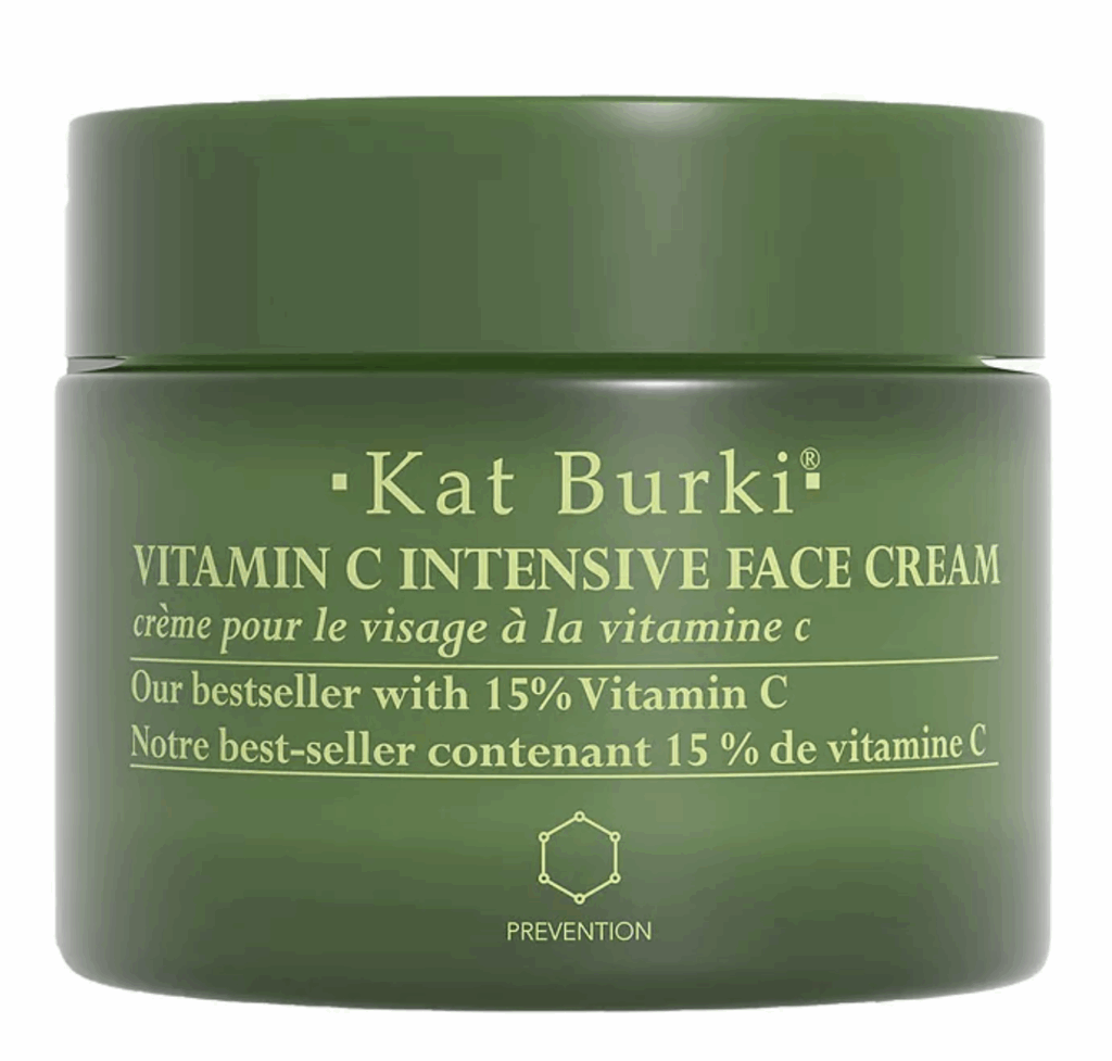 green jar of Kat Burki Vitamin C Intensive Face Cream